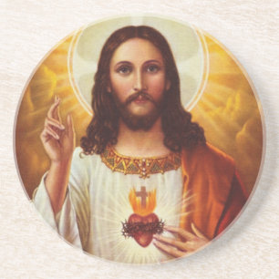 Lord Jesus Kristus och den sakrala hjärtan Underlägg