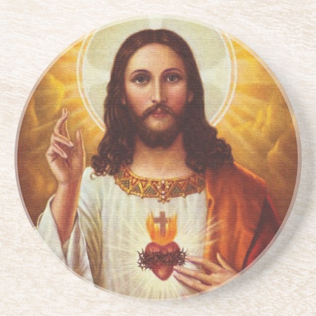 Lord Jesus Kristus och den sakrala hjärtan Underlägg (Framsidan)