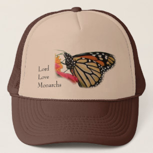 Lord Kärlek Monarchs Butterfly Bild Truckerkeps