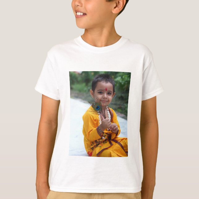 lord krishna älskare t shirt (Framsida)