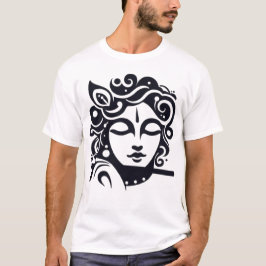 Lord Krishna Ansikte v2 T Shirt