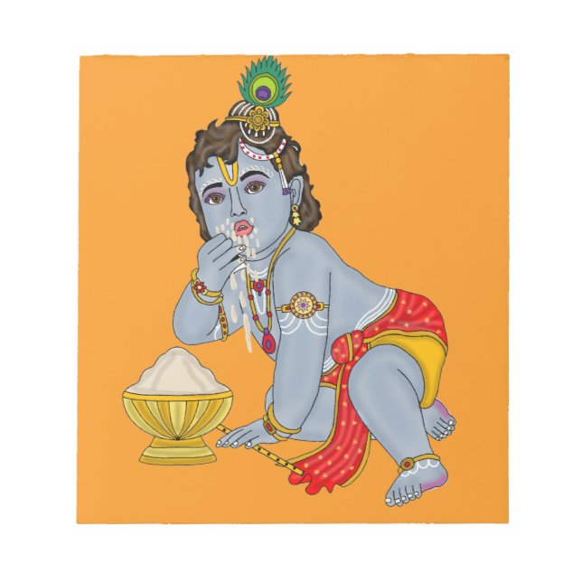 Lord Krishna  Anteckningsblock (Framsida)
