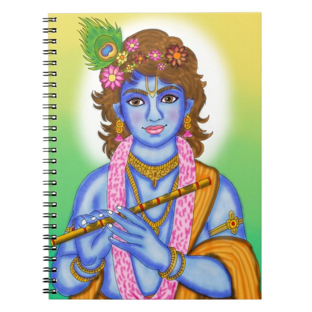 Lord Krishna anteckningsbok (Framsidan)