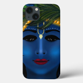 Lord Krishna blå attraktiv - Hare Krishna konst