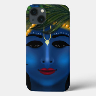 Lord Krishna blå attraktiv - Hare Krishna konst
