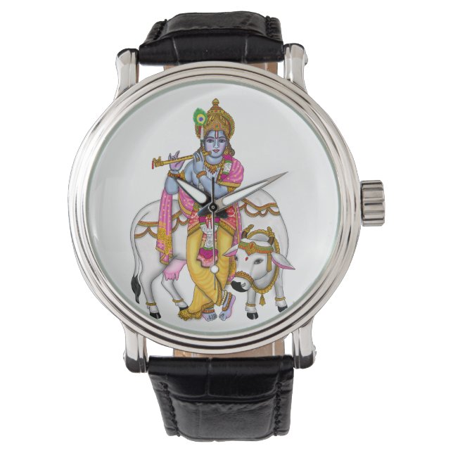 Lord Krishna Clock Armbandsur (Framsida)