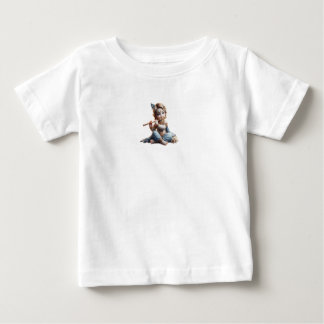 Lord Krishna-design T-shirt för spädbarn och barn