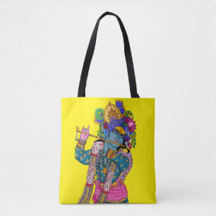 Lord Krishna-handväskan Tygkasse