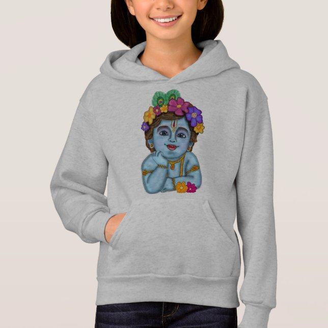 Lord Krishna-hoodie T Shirt (Framsida)