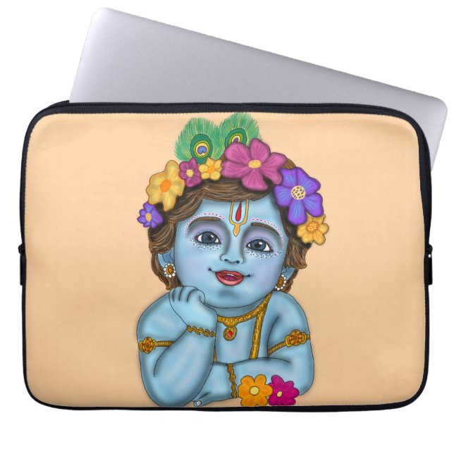 Lord Krishna iPad-fodral Laptop Fodral (Framsidan)