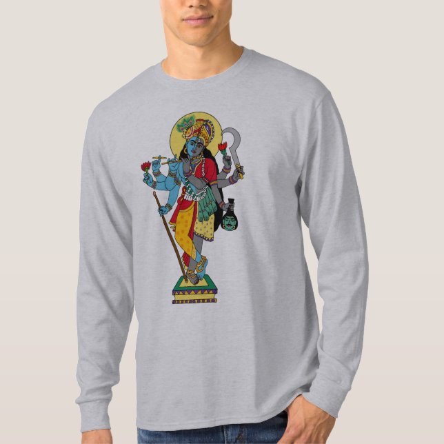 Lord Krishna Kali T-Shirt (Framsida)
