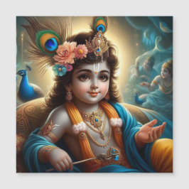Lord Krishna Magnetic Card