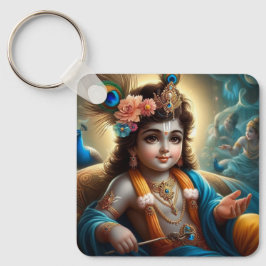 Lord Krishna Magnetic Card Nyckelring