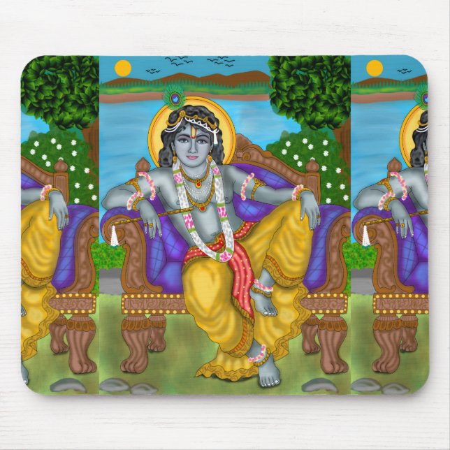 Lord Krishna Mouse Pad Musmatta (Framsidan)