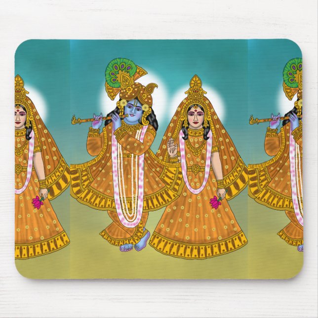 Lord Krishna Mouse Pad Musmatta (Framsidan)