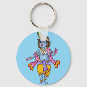 Lord Krishna Nyckelring