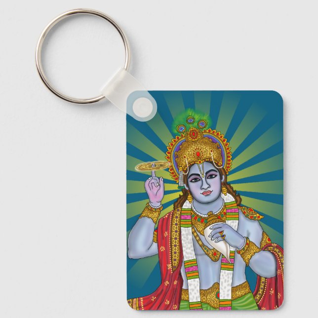 Lord Krishna  Nyckelring (Framsida)
