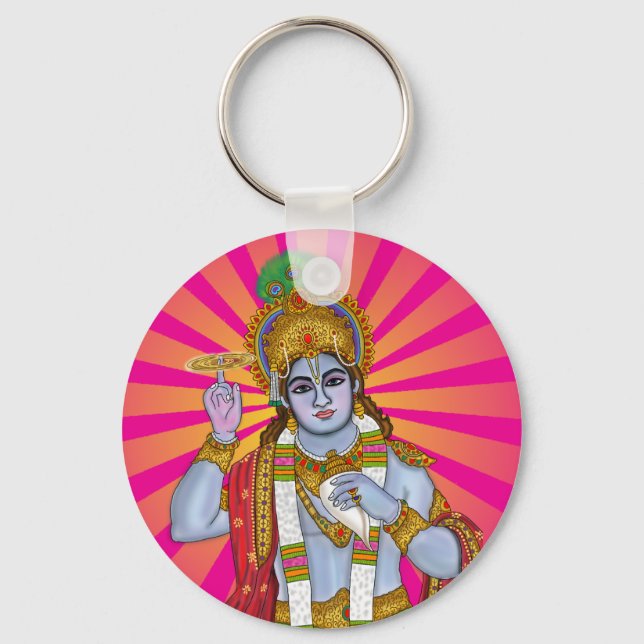 Lord Krishna  Nyckelring (Framsida)