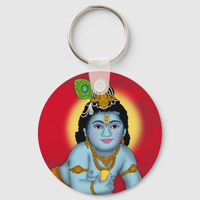 Lord Krishna-nyckelring Nyckelring (Framsida)