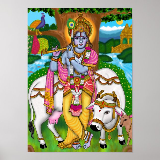 Lord Krishna Poster (Framsidan)