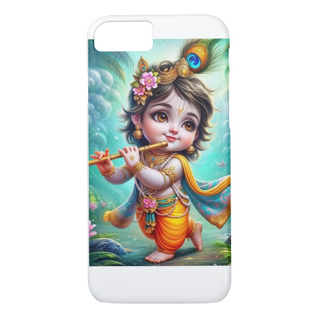 Lord Krishna Print I Telefonhölje Case-Mate iPhone Skal (Baksida)