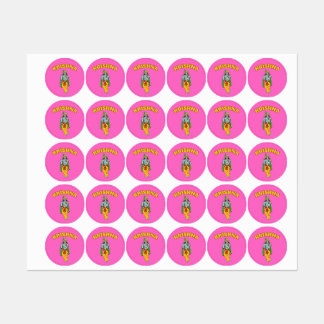 Lord Krishna Small Stickers