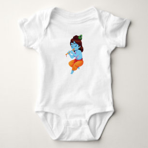 Lord Krishna spelar Flute-konstruktionen T Shirt