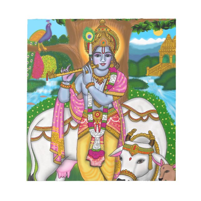 Lord Krishna Stationery Anteckningsblock (Framsida)