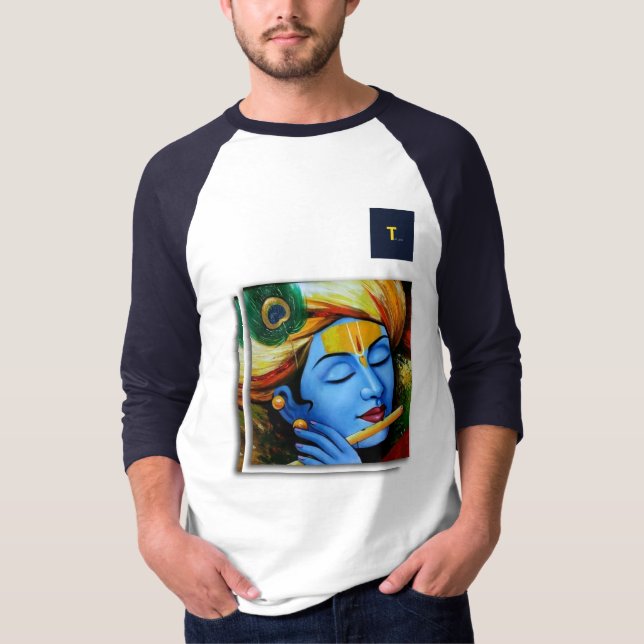 LORD KRISHNA UNISEX T-SHIRT (Framsida)