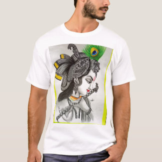 Lord Krishna utformar t-shirt för manar