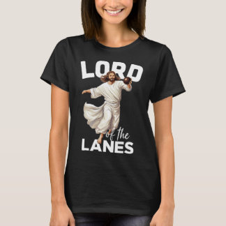 Lord Lanes Funny Christian Kristus Gutter Bowling T Shirt