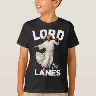 Lord Lanes Funny Christian Kristus Gutter Bowling T Shirt