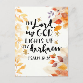 Lord Ljus uppför mitt mörker Vykort