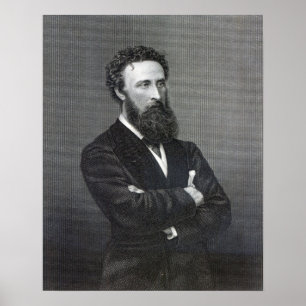 Lord Lytton som inristas av Edward Stodart Poster