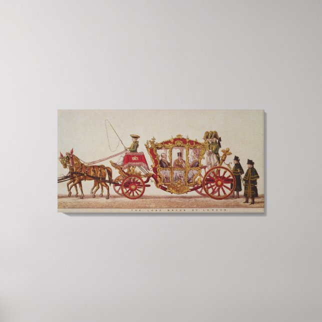 Lord Mayor of London, 1853 Canvastryck (Framsida)