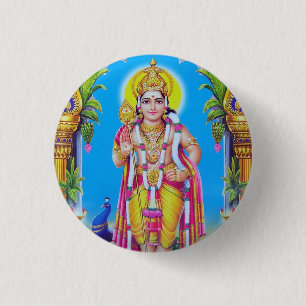 Lord Muruga, hinduisk gud Knapp