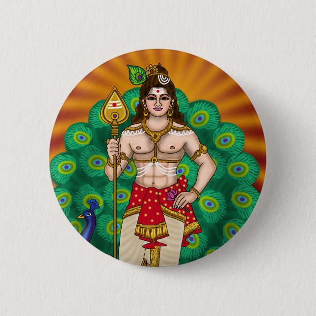 Lord Murugan-knapp Knapp (Framsida)