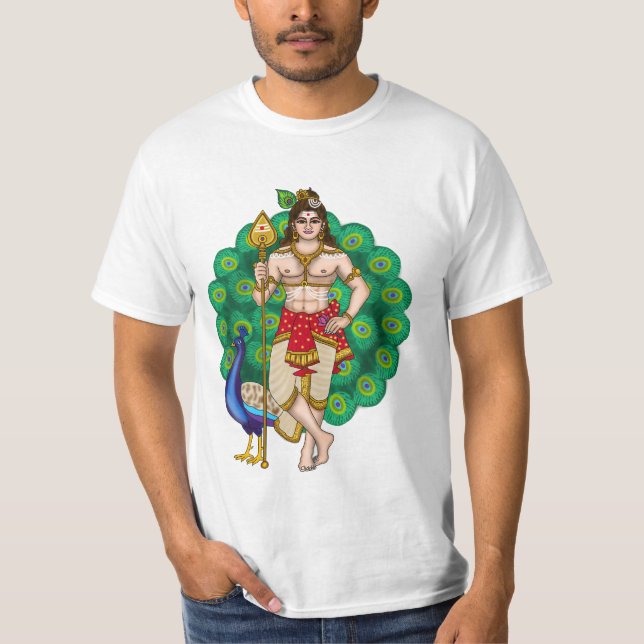 Lord Murugan T-Shirt (Framsida)