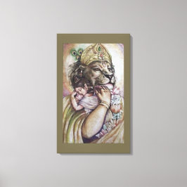 Lord Narasimha - Wrapped Canvas