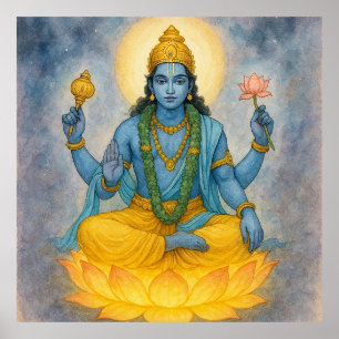 Lord Narayan   Universell & Divine-reserver Poster
