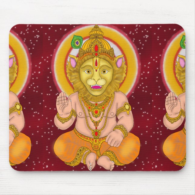Lord Narsimha Mouse Pad Musmatta (Framsidan)