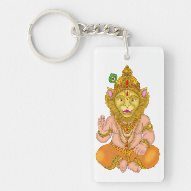 Lord Narsimha-nyckelring (Framsidan)
