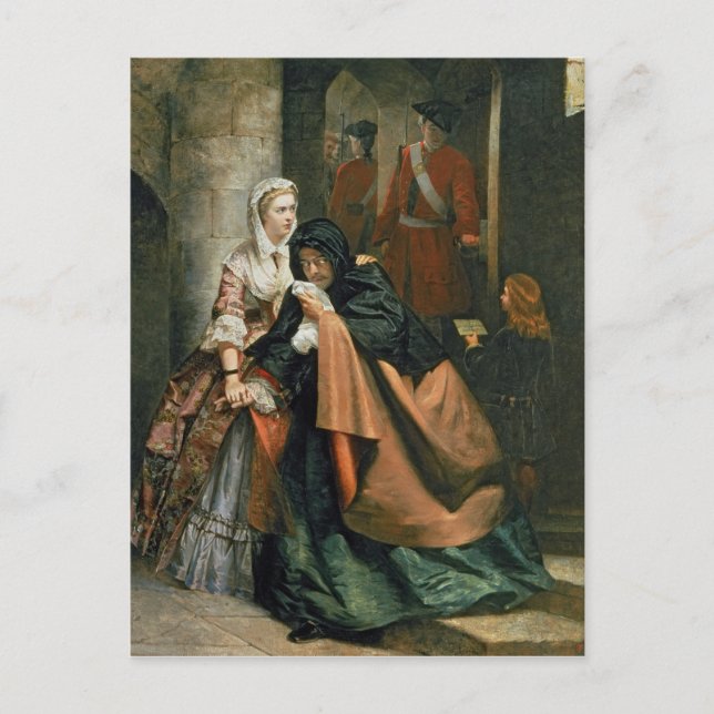 Lord Nithsdale, Escape från Torn Vykort (Framsida)