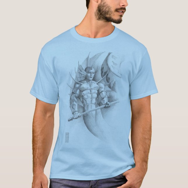 Lord of Atlantis Sketch Tee Shirt (Framsida)
