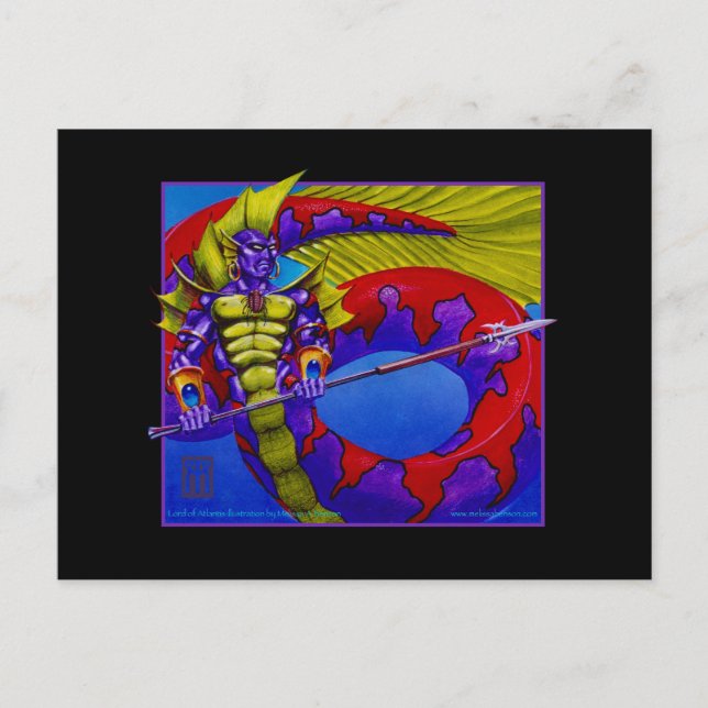 Lord of Atlantis Vykort (Framsida)