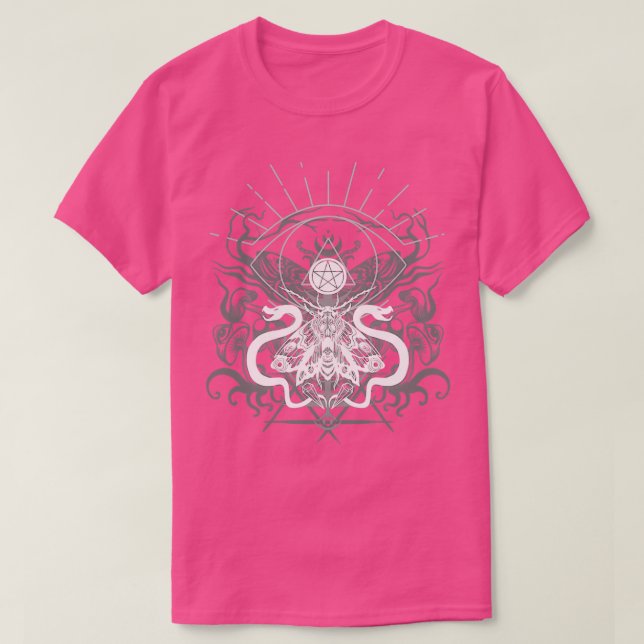 Lord of Serpents Angelic Öga Occult Symbol T Shirt (Design framsida)