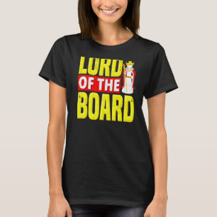 Lord of the Board Chess Checkmate Kung Queen Gambi T Shirt