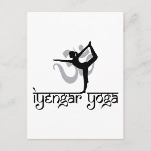 Lord of the Dance Pose Iyengar Yoga Gift Vykort