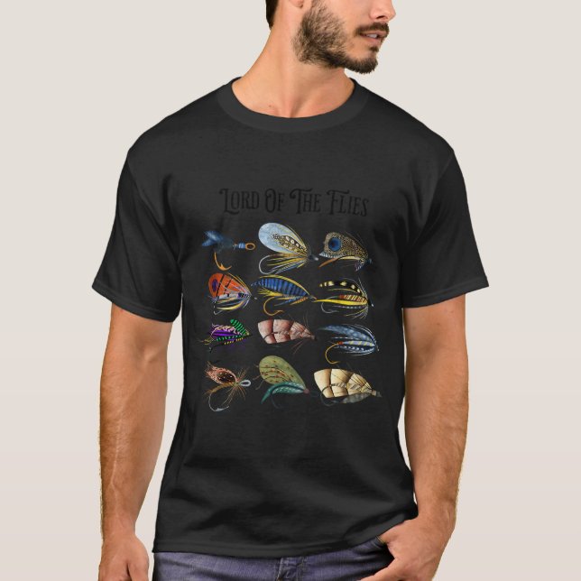 Lord Of The Flies - flugfiske T Shirt (Framsida)