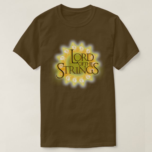 Lord of the Strings Violin and Cello Musician Gift T Shirt (Design framsida)